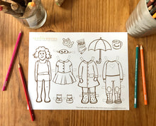Load image into Gallery viewer, Libby &amp; Dish Printable Paper Dolls